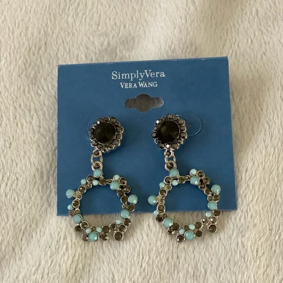 Simply Vera Vera Wang | Jewelry | Turquoise And Black Earrings | Poshmark Simply Vera Vera Wang | Jewelry | Turquoise And Black Earrings | Poshmark